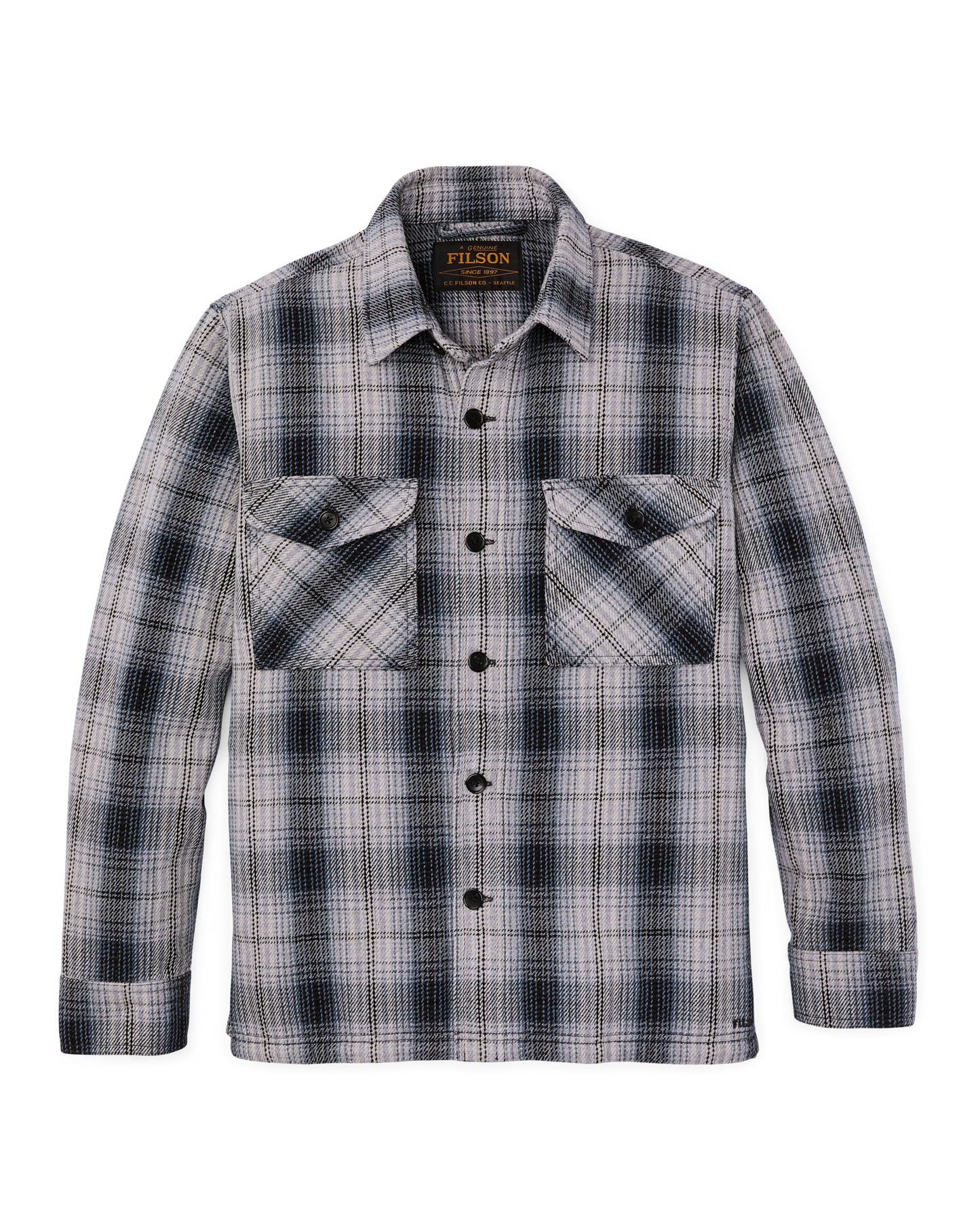 Deer Island Jac-Shirt - Slate / Gray Ombre