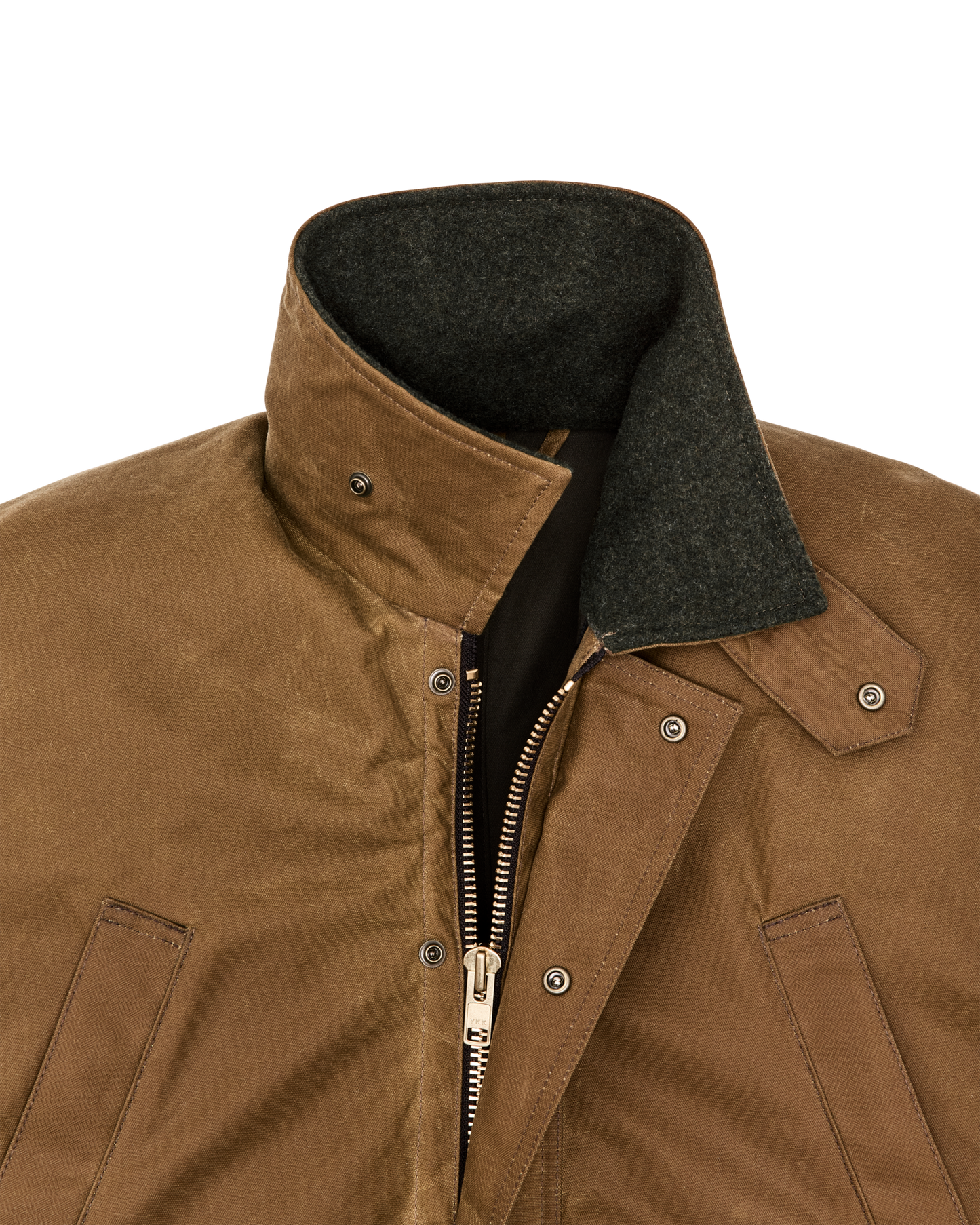 Lined Tin Cloth Field Jacket - Dark Tan