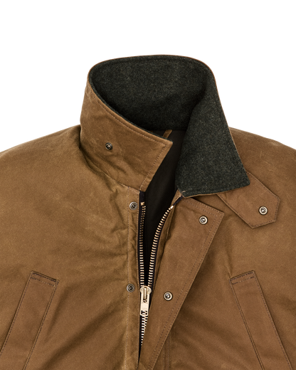 Lined Tin Cloth Field Jacket - Dark Tan