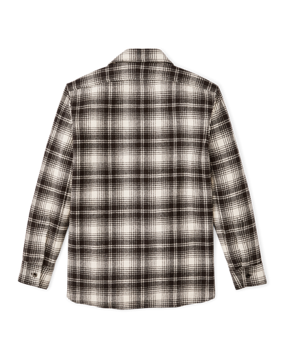 1922 Archive Wool Shirt - Cream / Dark Brown Plaid