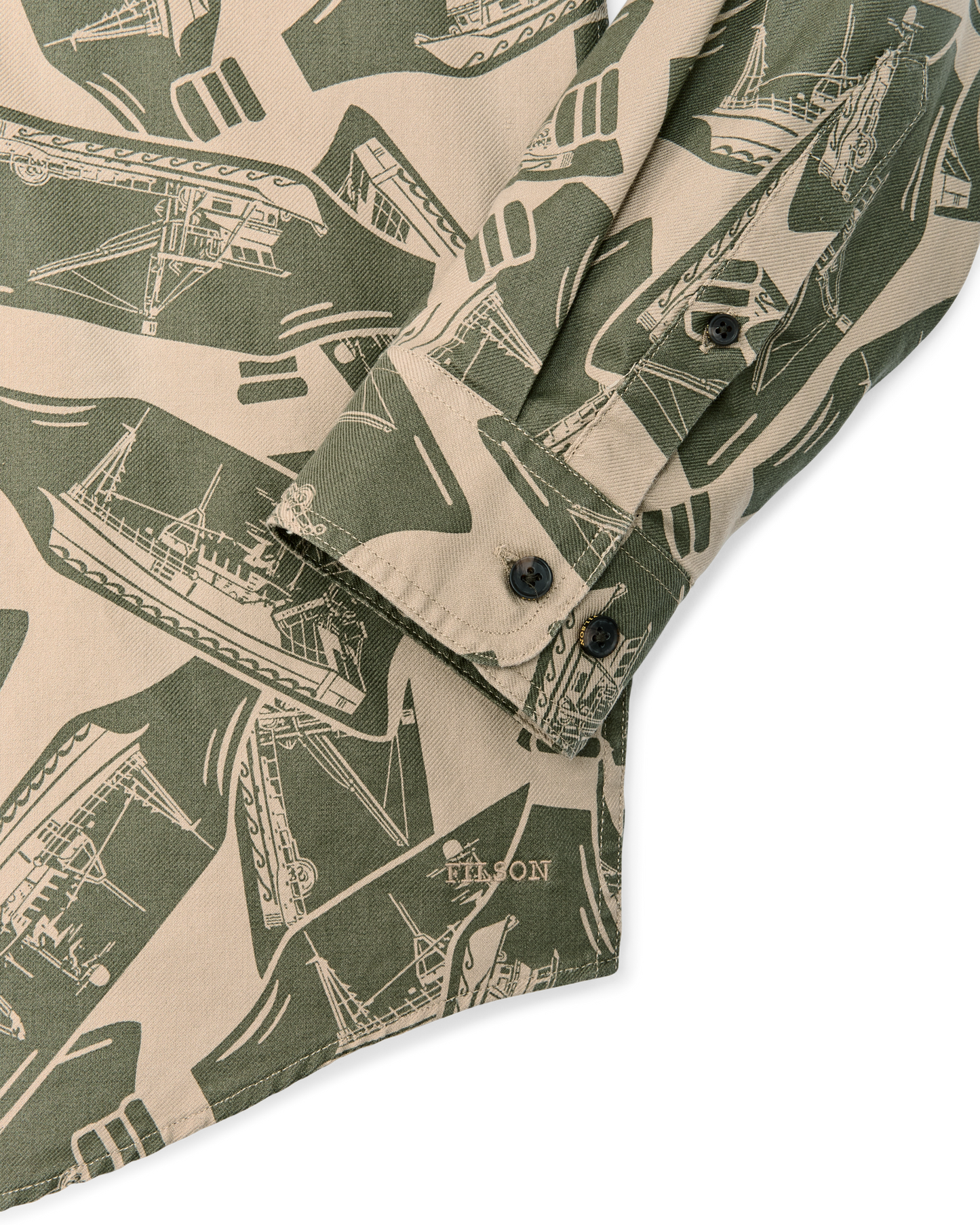 Lightweight Alaskan Guide Shirt - Khaki / Print