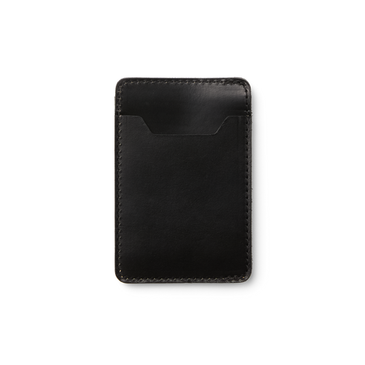 Filson Leather Card Case - Black