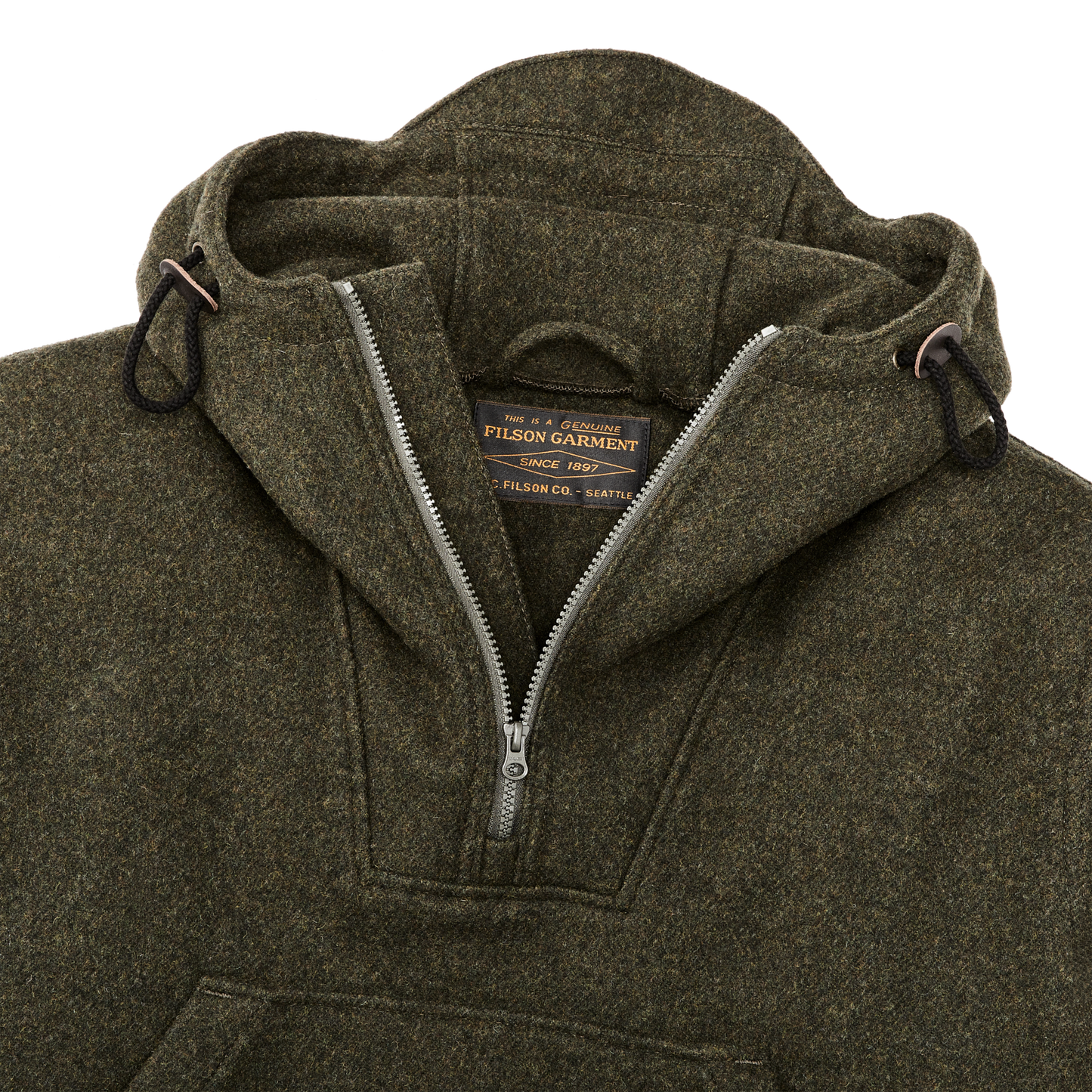 Mackinaw Wool Anorak - Forest Green