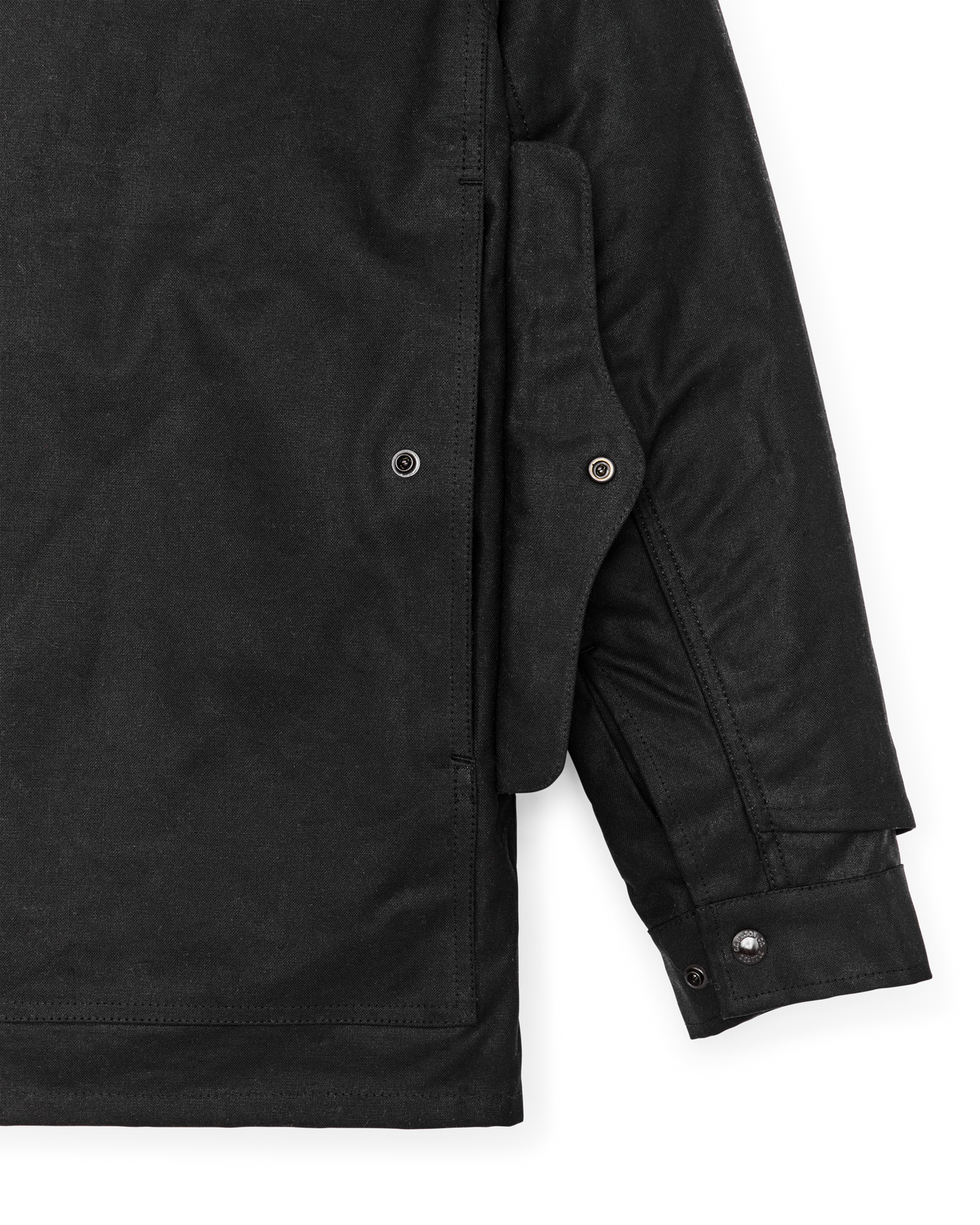 Lined Tin Cloth Cruiser Jacket - Black