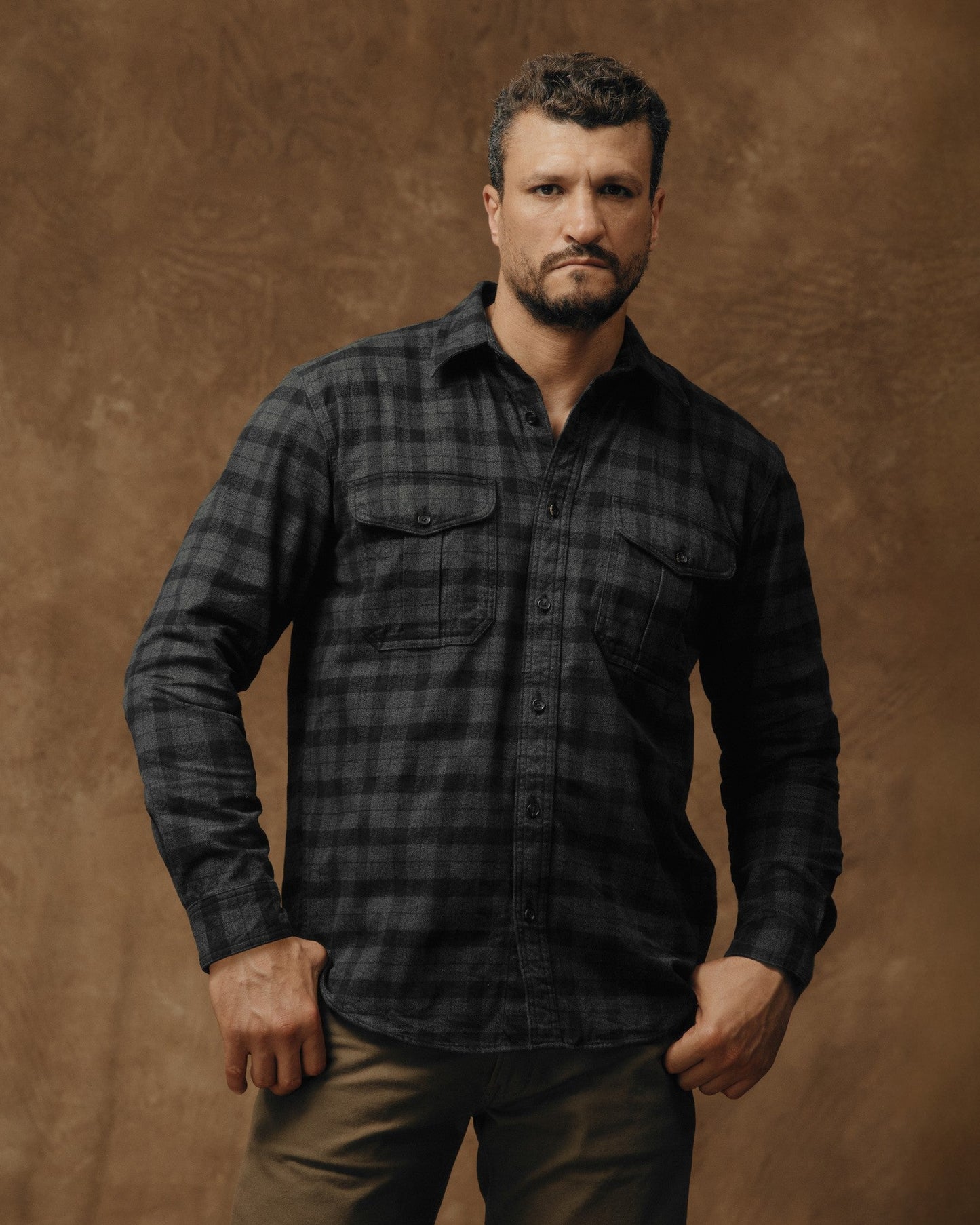 Alaskan Guide Shirt - Heather Gray/black Plaid