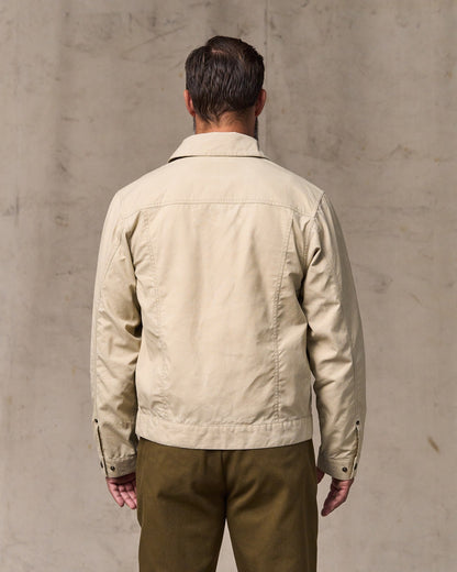 Dry Wax Short Cruiser Jacket - Quail Tan