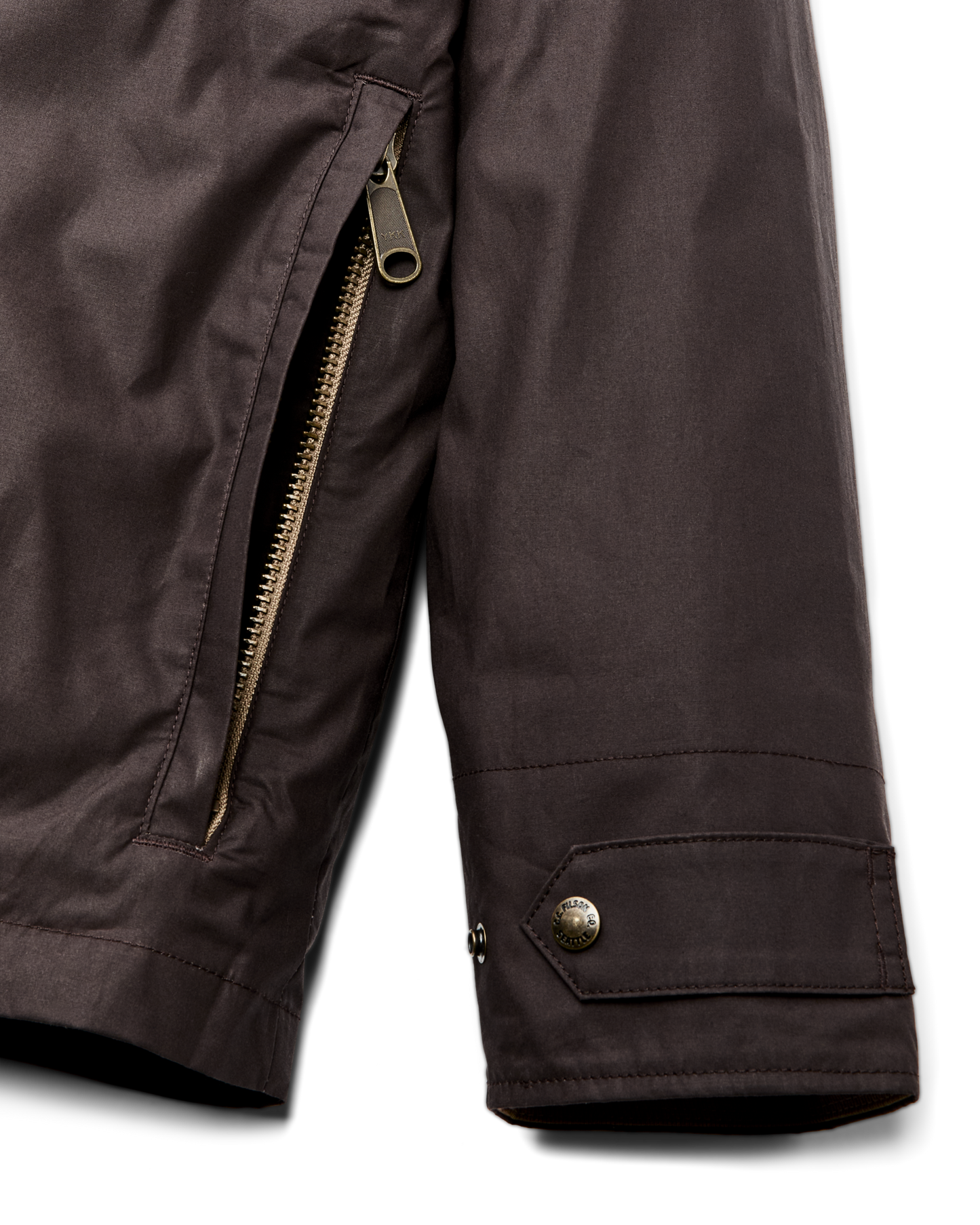 Dry Wax Short Field Jacket - Dark Brown