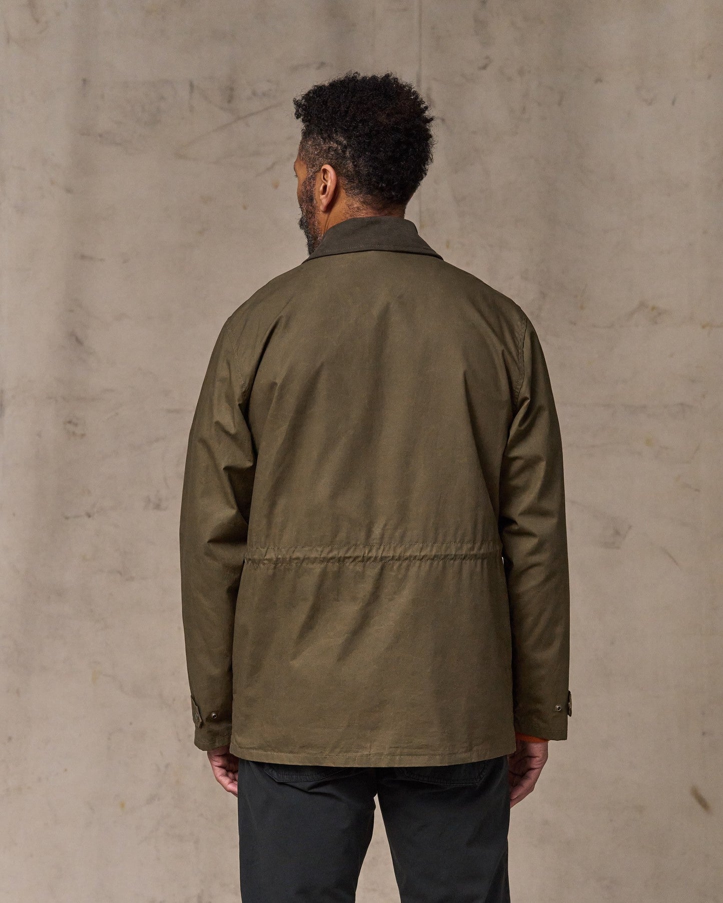 Dry Wax Mile Marker Coat - Burnt Olive