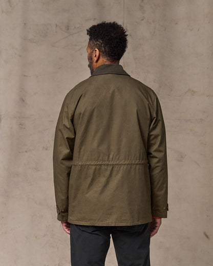 Dry Wax Mile Marker Coat - Burnt Olive