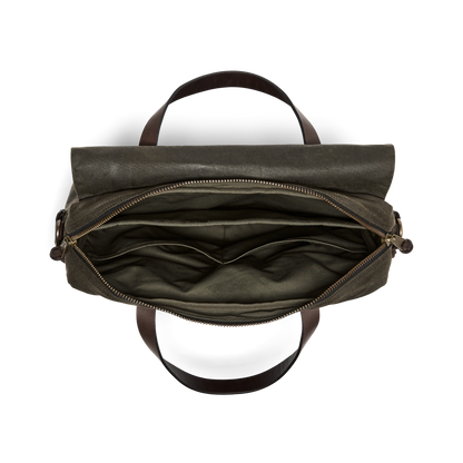 24 Hour Tin Cloth Briefcase - Otter Green