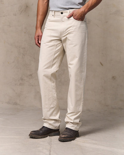 Dry Tin Double Front Pants - Natural Seed