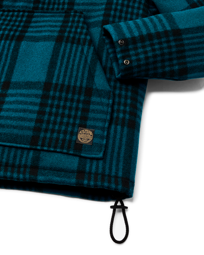 Mackinaw Wool Anorak - Blue / Black Plaid