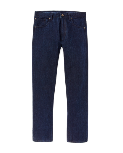 Dry Tin Cloth 5-pocket Pants - Indigo