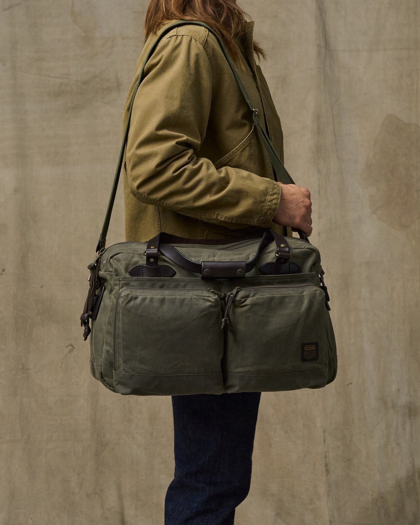 48 Hour Tin Cloth Duffle Bag - Otter Green