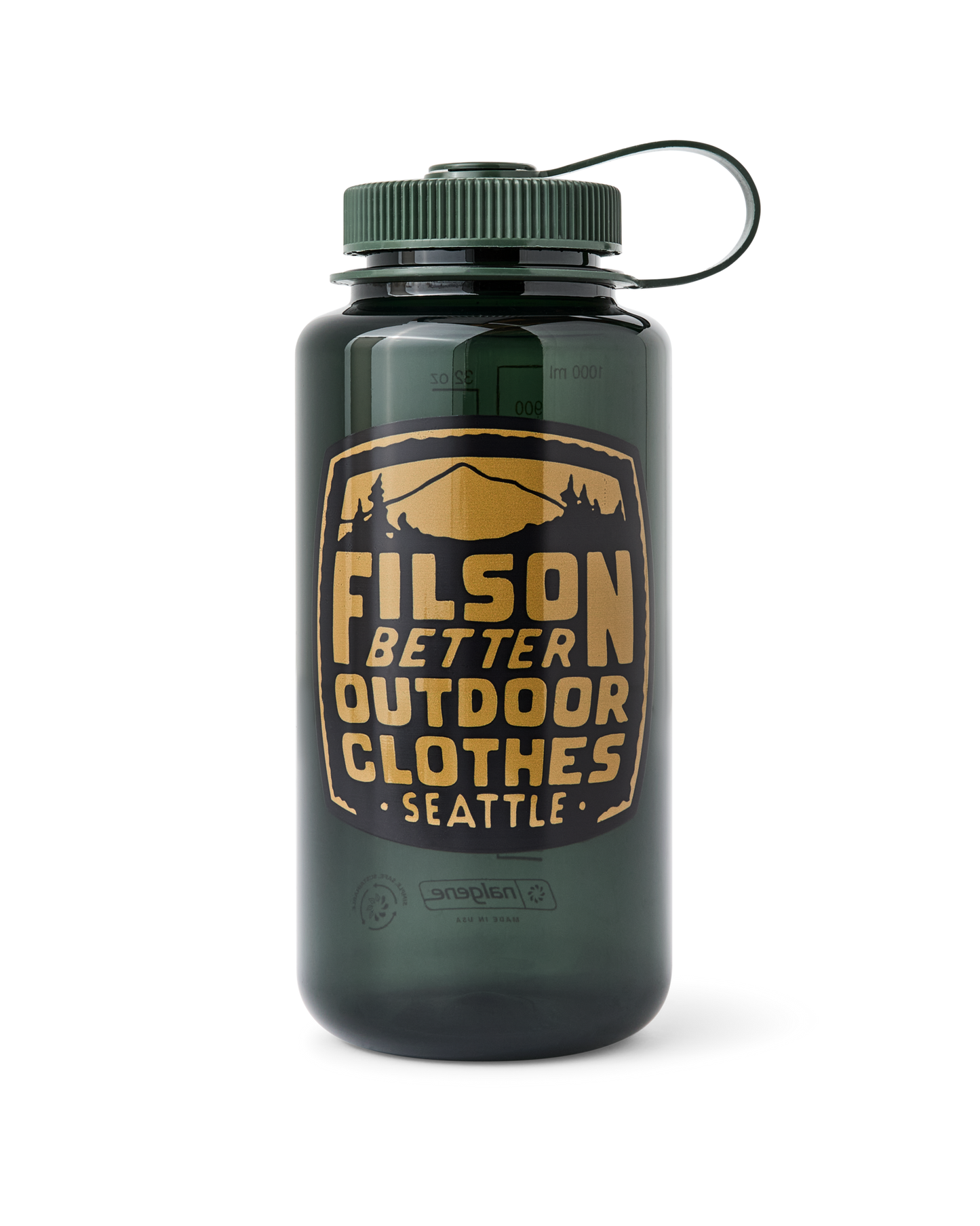 32-oz. Nalgene Bottle - Jade / Vintage Seal