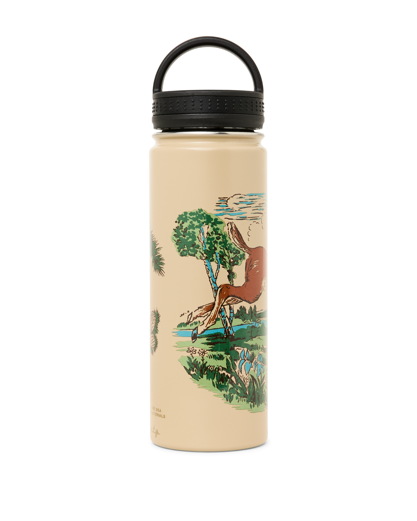 Insulated Water Bottle - Sandstone / Deer Leap