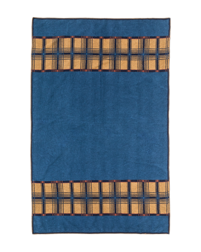 Cotton Blanket - Navy / Irondale