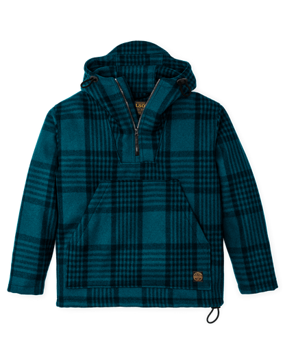 Mackinaw Wool Anorak - Blue / Black Plaid
