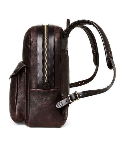 Heritage Leather Journeyman Backpack - Ballard Brown