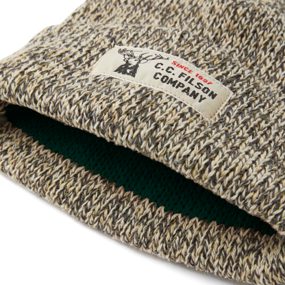 Lined Ragg Wool Beanie - Charcoal Heather