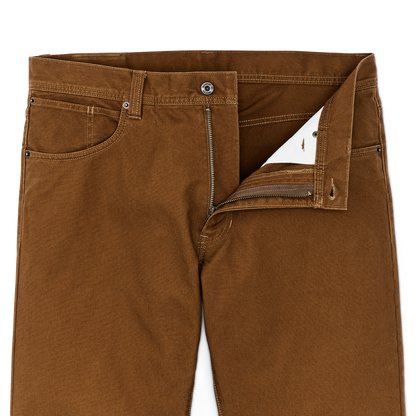 Dry Tin Cloth 5-pocket Pants - Whiskey