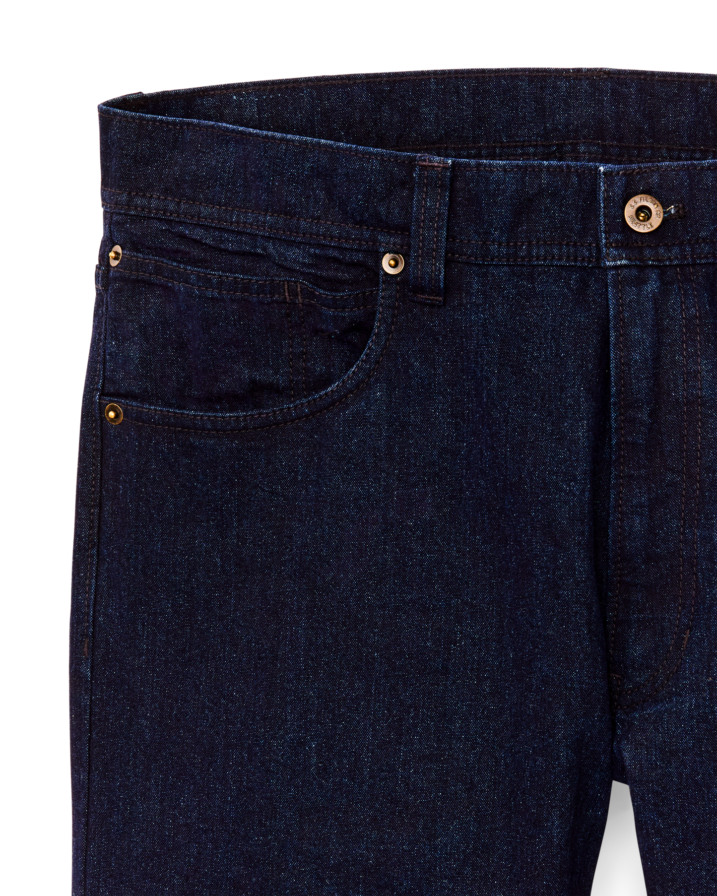 Dry Tin Cloth 5-pocket Pants - Indigo