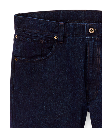 Dry Tin Cloth 5-pocket Pants - Indigo