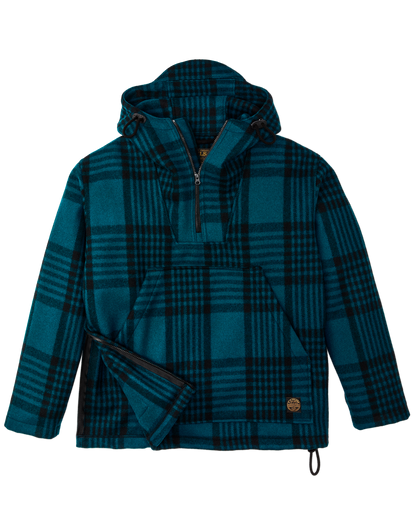 Mackinaw Wool Anorak - Blue / Black Plaid