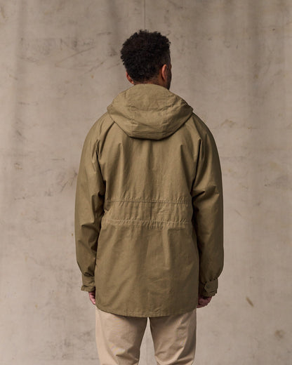 Dry Wax Omak Coat - Dark Beige