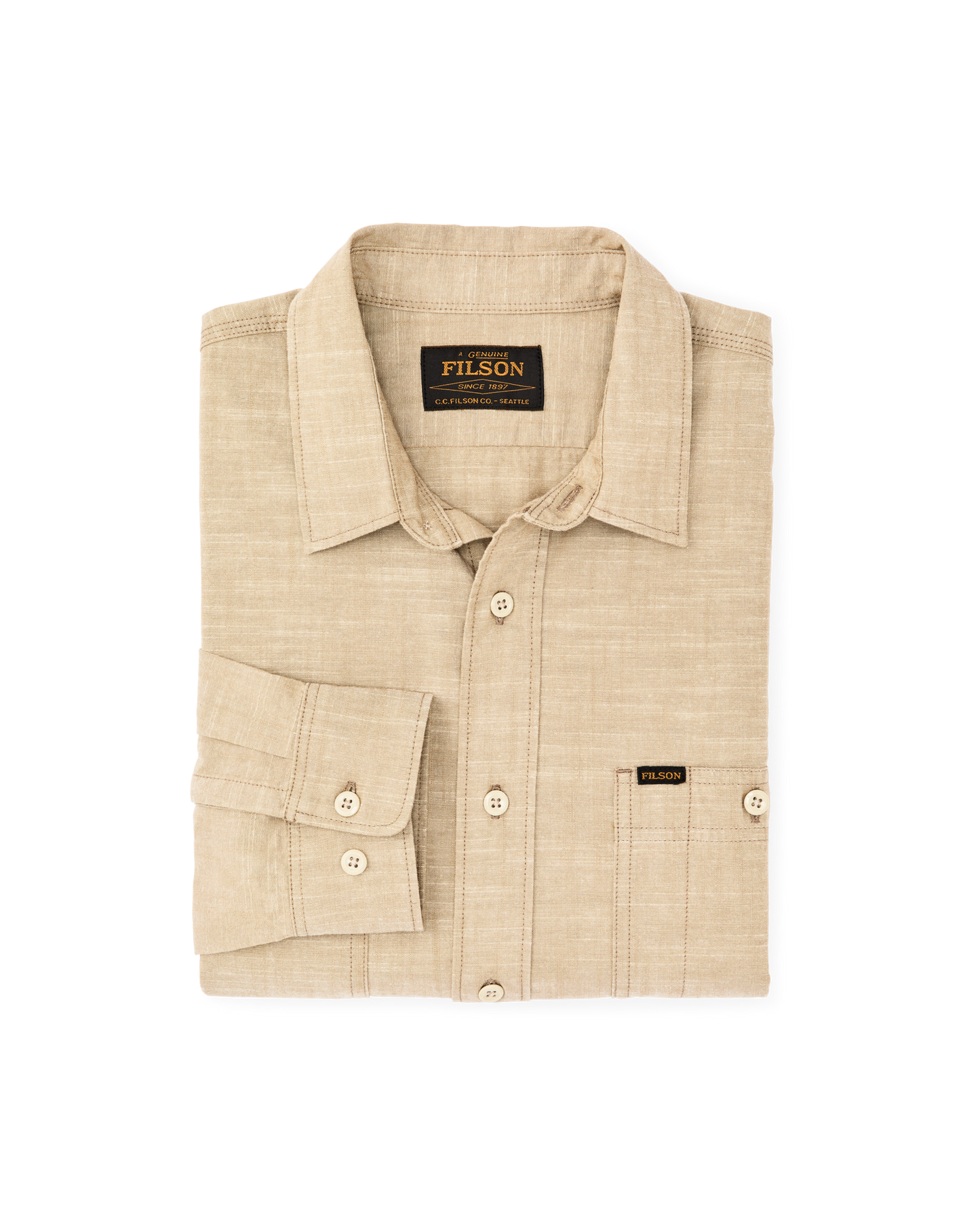 Chambray Cpo Shirt - Tan