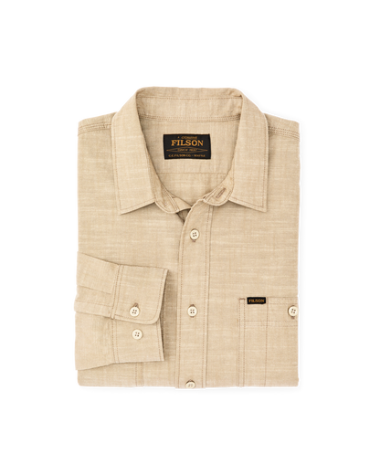 Chambray Cpo Shirt - Tan