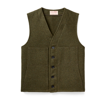 Mackinaw Wool Vest - Forest Green