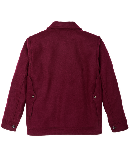 1940s Mackinaw Wool Cruiser Jacket - Wine