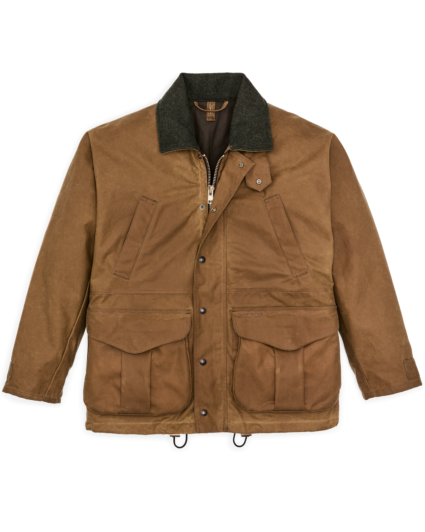 Lined Tin Cloth Field Jacket - Dark Tan