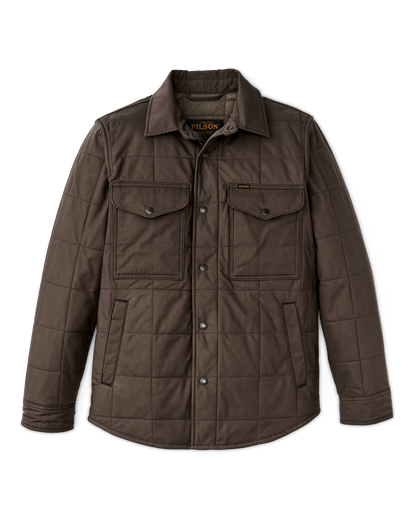 Cover Cloth Quilted Jac-shirt - Slate Black