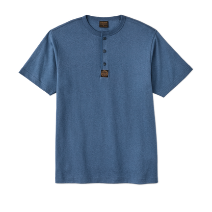 Frontier Henley T-shirt - Light Blue