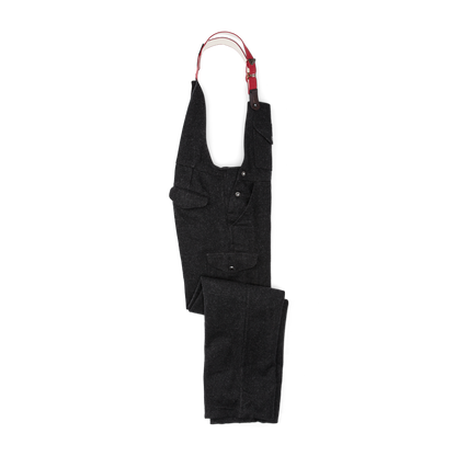 Mackinaw Wool Bibs - Charcoal