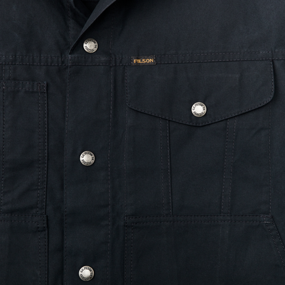 Dry Wax Short Cruiser Jacket - Navy