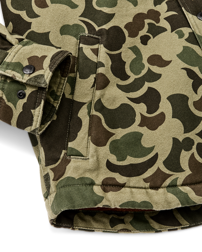 Fleece Lined Jac-shirt - Tundra Shrub Camo