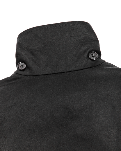 Lined Tin Cloth Cruiser Jacket - Black