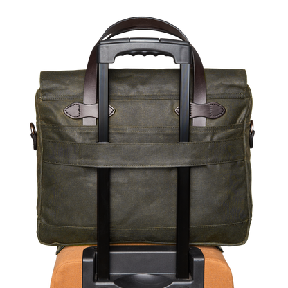 24 Hour Tin Cloth Briefcase - Otter Green