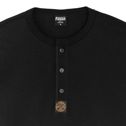 Frontier Henley T-shirt - Black