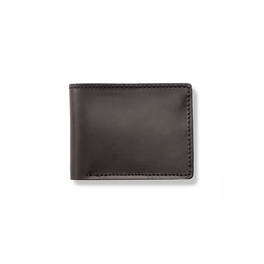 Bridle Leather Bi-fold Wallet - Brown Leather