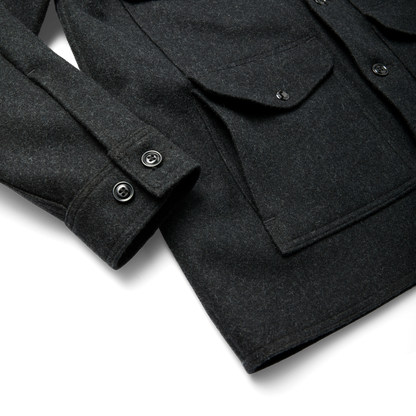 Mackinaw Wool Cruiser Jacket - Charcoal