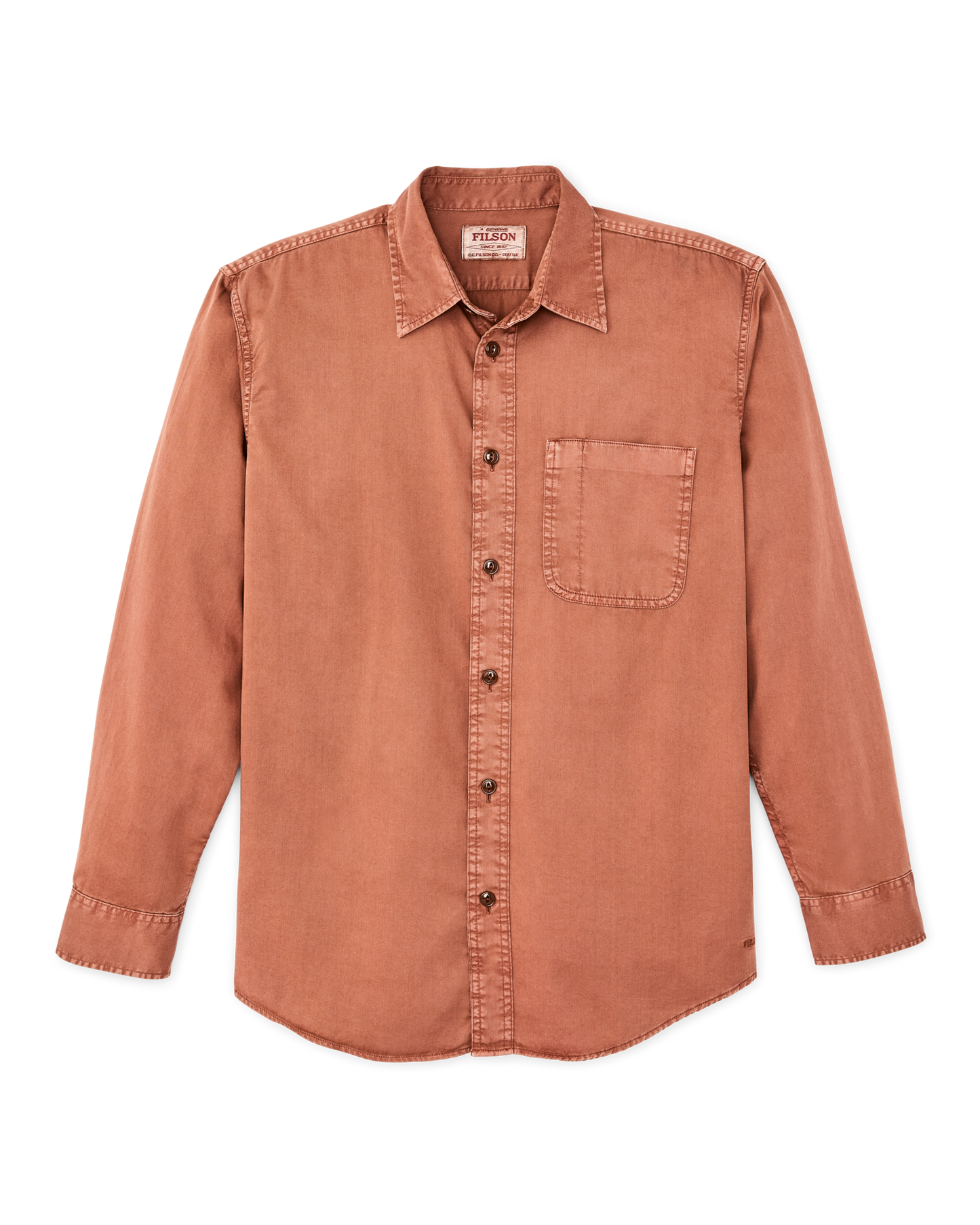 4.5-oz. Twill Shirt - Copper Brown