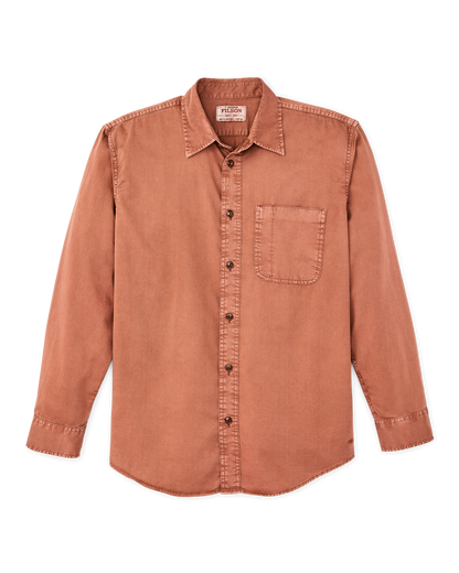 4.5-oz. Twill Shirt - Copper Brown