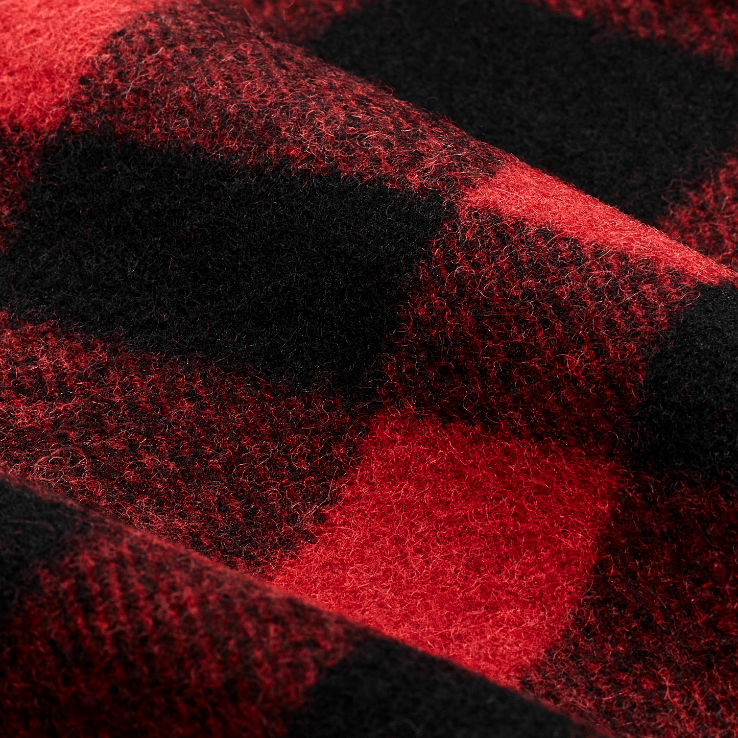 Mackinaw Wool Cruiser Jacket - Red/black Plaid