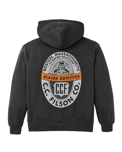Boston Graphic Hooie - Faded Black