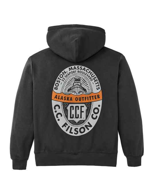 Boston Graphic Hooie - Faded Black