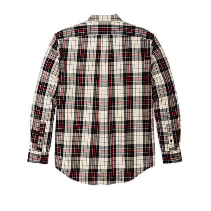 Lightweight Alaskan Guide Shirt - Off White Black Red